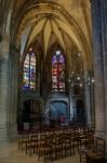 Interior View Of Cathedral Of Saint-etienne Metz Lorraine Mosell Stock Photo