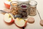 Healthy Breakfast Ingredients Stock Photo