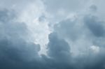 Dark Stormy Clouds Stock Photo