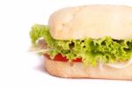 Fresh And Tasty Sandwich Stock Photo