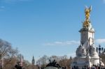 Victoria Memorial Outside Buckingham Palace Stock Photo