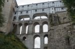 State Castle And Chateau Complex Of Cesky Krumlov Stock Photo