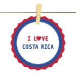 I Love Costa Rica4 Stock Photo