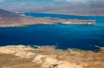 Aerial View Of Lake Mead Stock Photo