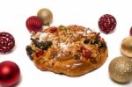 Portuguese King Cake Stock Photo