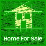 Home For Sale Represents On Market And Display Stock Photo