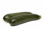 Two Courgettes Vegetables Stock Photo