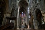 Interior View Of Cathedral Of Saint-etienne Metz Lorraine Mosell Stock Photo