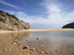 Beach Of Furnas In The Algarve Stock Photo