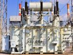 Transformer On High Power Station   Stock Photo