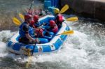 Water Sports At The Cardiff International White Water Centre Stock Photo