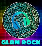 Glam Rock Means New Romantics And Harmonies Stock Photo