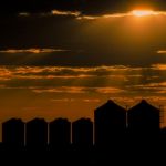 Agricultural Silos, Storage And Drying For Grains Stock Photo