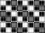 Black And White Plaid Stock Photo