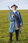 18th Century British Army Officer Stock Photo