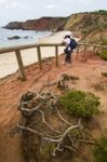 Beautiful Coastline Of Sagres Stock Photo