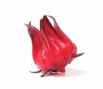 Hibiscus Sabdariffa Or Roselle Fruits Stock Photo