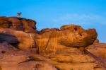 Sam Panbok Rock Field ,grand Canyon In Thailand Stock Photo