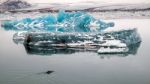 View Of Jokulsarlon Ice Lagoon Stock Photo