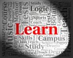 Learn Word Meaning Words College And Education Stock Photo