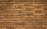 Closeup Red Brick Wall Design Stock Photo