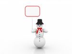 Snowman Stock Photo