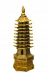 Copper Pagoda Stock Photo