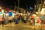 Chiang Khan's Walking Street Stock Photo