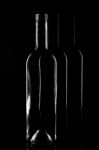 Contours Of Vine Bottles Stock Photo