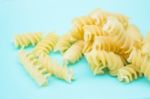 Fusilli Prepare For Pasta Cuisine Stock Photo