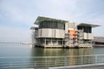 Modern Oceanarium Building In Lisbon, Portugal Stock Photo