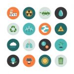 Environment Flat Icon Stock Photo