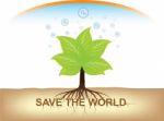 Save The World Stock Photo