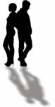 People Couples  Silhouette Stock Photo