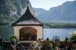 Well Kept Graveyard At The Maria Hilf Pilgrimage Church In Halls Stock Photo