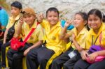 Primary Students Visit The Zoo, In The Jul 27, 2016. Bangkok Thailand Stock Photo