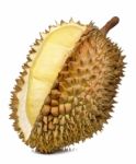 Durian Isolated On The White Background Stock Photo