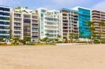 Playa De Chipipe In Salinas, Ecuador Stock Photo