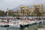 Puerto Banus, Andalucia/spain - July 6 : View Of The Harbour In Stock Photo