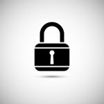 Lock Icon Stock Photo