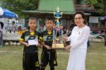 Bangkok, Thailand - Nov 2016: In The Nov 23, 2016. Youth Soccer Match, In Pieamsuwan Elementary School Stock Photo