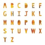 A To Z Alphabet Stock Photo