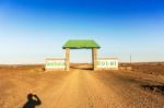 Road To Seeheim Hotel In Namibia Stock Photo