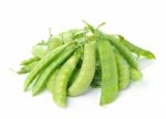 Green Beans Isolated On White Background Stock Photo