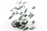 Money Pile $100 Dollar Bills Stock Photo