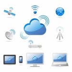 Cloud Computer Concept Stock Photo