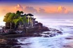 Tanah Lot Temple In Bali Island Indonesia Stock Photo