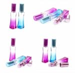 Emty Perfumes Bottle Stock Photo