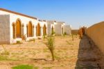 Nubian Village In Dongola, Sudan Stock Photo