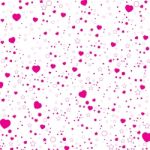 Valentine's Day And Pink Heart Isolated On White Background.  Heart And Star On Valentine's Day Background Stock Photo